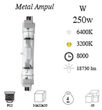 Metal Ampul 250w