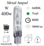 400w Metal Ampul