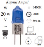 Kapsl Ampul (20 w)