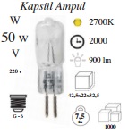 Kapsl Ampul (50 w)