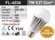 7w Dim Edilebilir Led Ampul