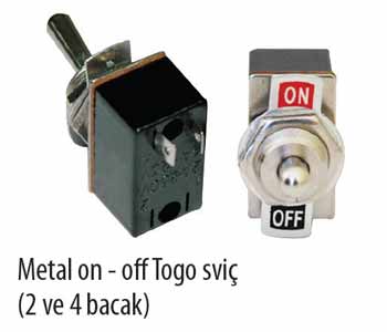 Metal on-off Togo Svi (2 ve 4 bacak)