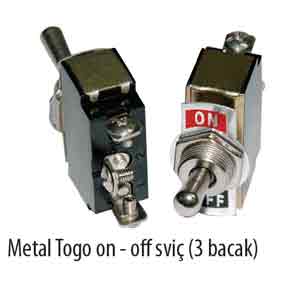 Metal Togo on-off Svi (3 bacak)