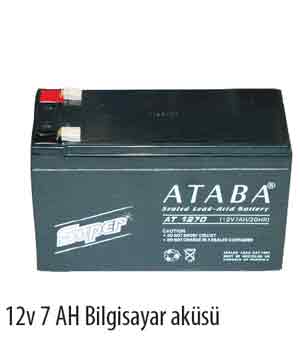 12v 7ah Bilgisayar Aks