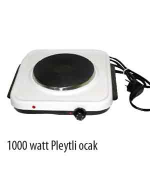 1000 W Pleytli Ocak