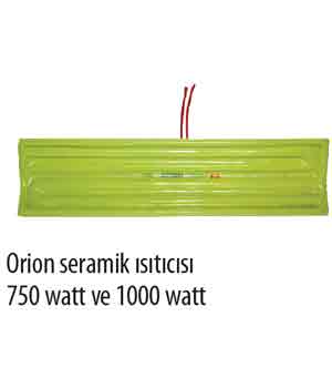 Orion Seramik Istcs 650 W, 750 W ve 1000 W