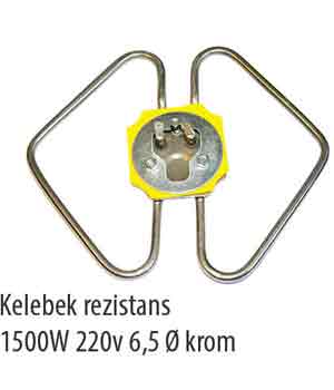 Kelebek Rezistans 1500W 220V 6,5Q Krom