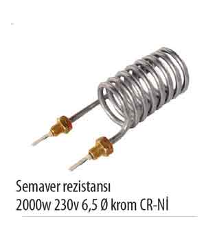 Semaver Rezistans 2000 W 230V 6,5Q Krom CR-N