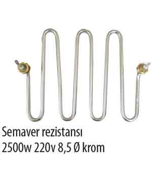 Semaver Rezistans 2500W 220V 8,5Q Krom