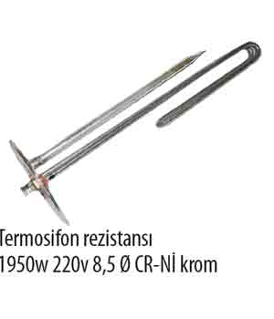 Termosifon Rezistans 1950W 220V 8,5Q CR-N Krom