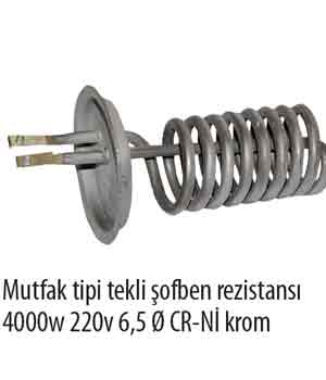 4500w Mutfak Tipi Tekli ofben Rezistans