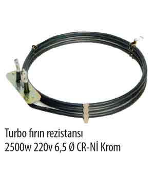 Turbo Frn Rezistans 2500W 220V 6,5Q CR-N Krom