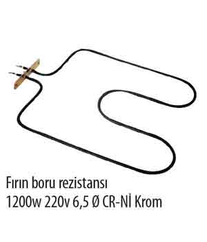 Frn Boru Rezistans 1200W 220V 6,5Q CR-N Krom