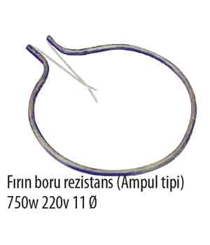 Frn Boru Rezistans (Ampul Tipi) 750W 220V 11Q