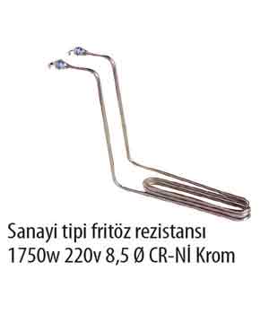  Sanayi Tipi Fritz Rezistans 1750W 220V 8,5Q CR-N Krom