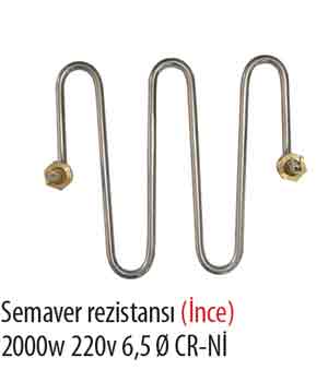 Semaver Rezistans (nce) 2000W 220V 6,5Q CR-Ni