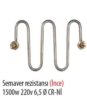 Semaver Rezistans (nce) 1500W 220V 6,5Q CR-Ni