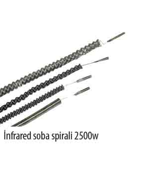 2500 W nfrared Soba Spirali 