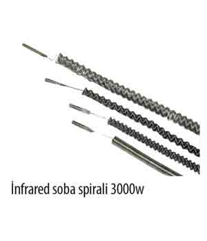 3000W nfrared Soba Spirali