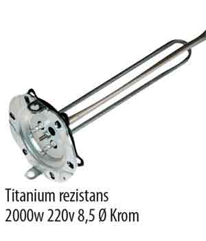 Titanium Rezistans 2000W 220V 8,5Q Krom