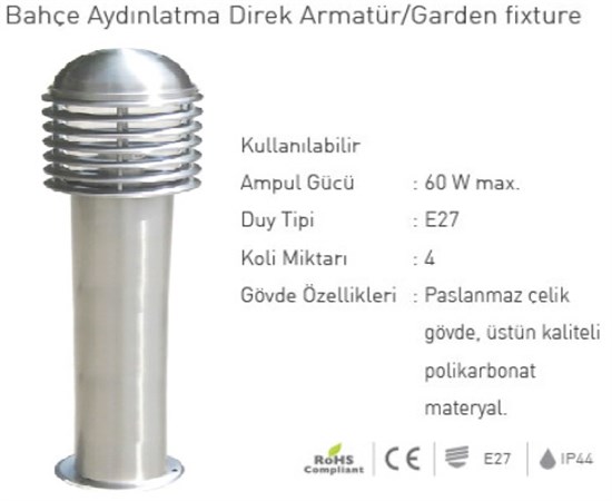 Bahçe Aydınlatma Armatürleri Fiyatları