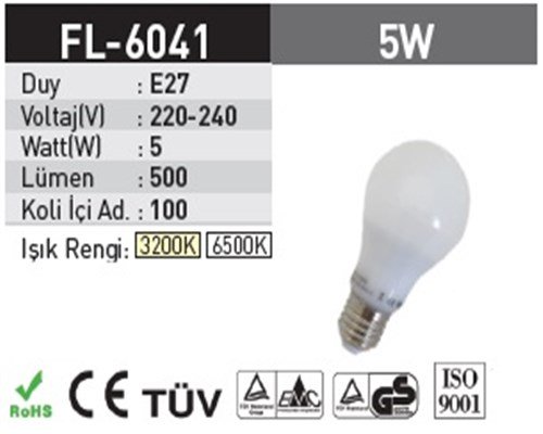 5w Led Ampul