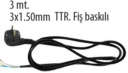 3x1,5 3 Metre Baskl Fi