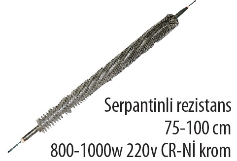 75 cm 1300w Serpantinli Rezistans