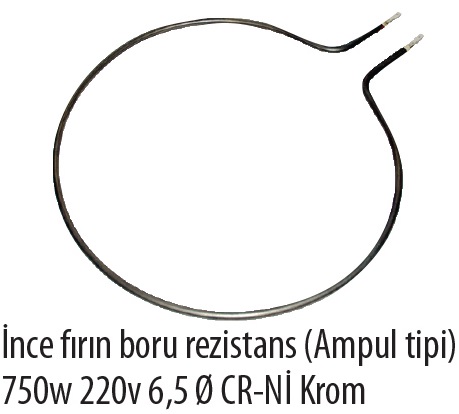 750w Ampl Tipi nce Frn Boru Rezistans