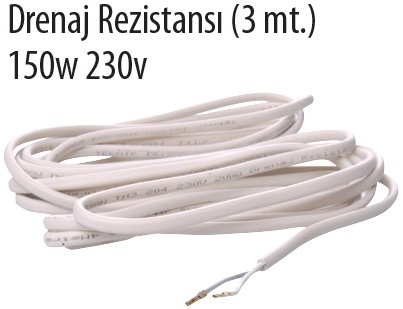 150w 3 Metre Drenaj Rezistans