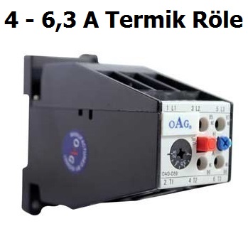 OAG 4-6.3 Amper Termik Rle