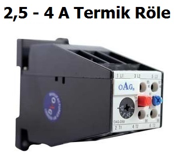 OAG 2.5-4 Amper Termik Rle