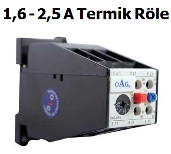 OAG 1.6-2.5 Amper Termik Rle