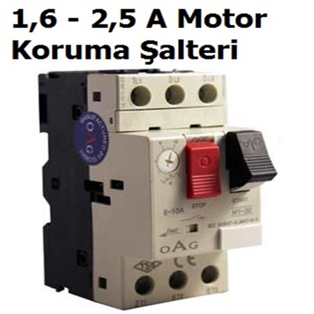 OAG 1,6 - 2,5 A Motor Koruma alteri