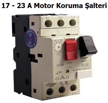 OAG 17 - 23 A Motor Koruma alteri