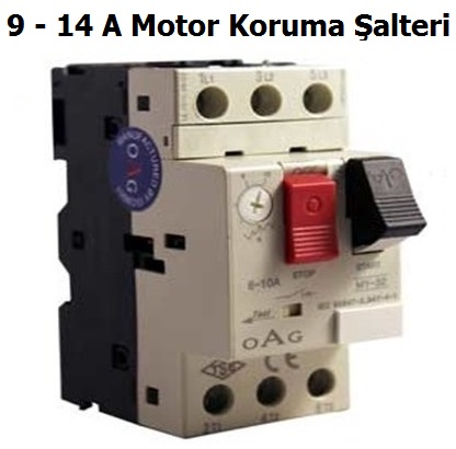 OAG 9 - 14 A Motor Koruma alteri