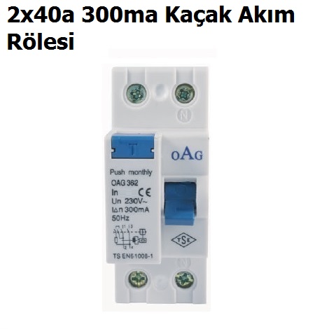 2x40a 300ma Kaak Akm Rlesi