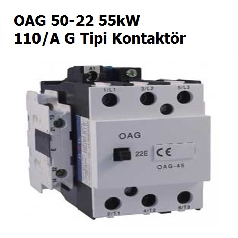 Oag 55 kW 110 Amper Kontaktr