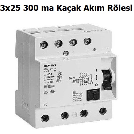 3x25 300 ma Trifaze Kaak Akm Rlesi