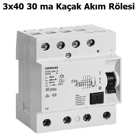 3x40 30 ma Trifaze Kaak Akm Rlesi