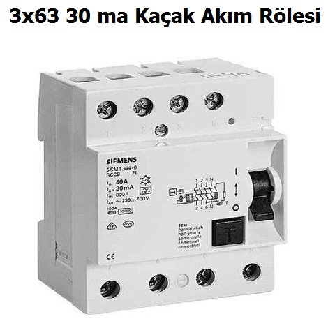 3x63 30 ma Trifaze Kaak Akm Rlesi