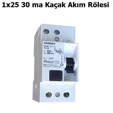 1x25 30 ma Monofaze Kaak Akm Rlesi