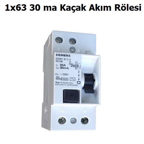 1x63 30 ma Monofaze Kaak Akm Rlesi