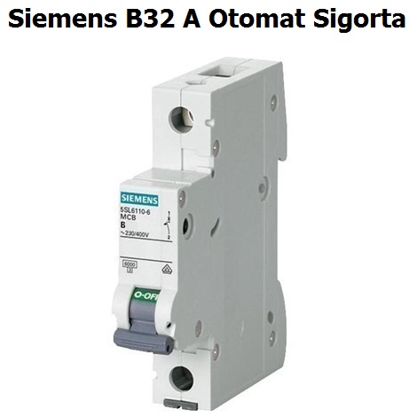 Siemens B 32 Amper Otomat Sigorta