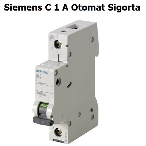 Siemens C 1 Amper Otomat Sigorta