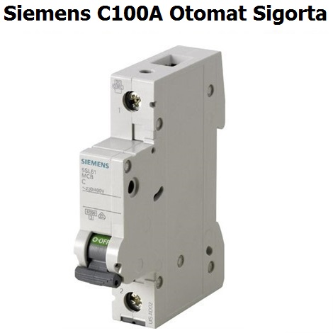 Siemens C 100 Amper Otomat Sigorta