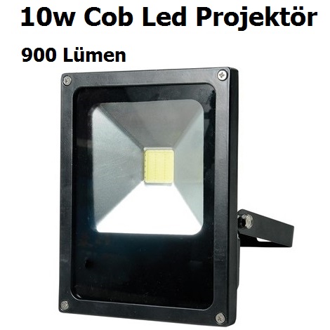 10w Slim Kasa Cob Led Projektr