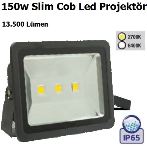 150w Slim Kasa Cob Led Projektr