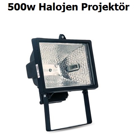 500w Halojen Projektr