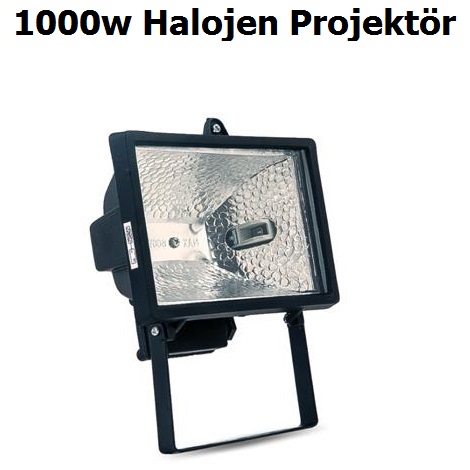 1000w Halojen Projektr